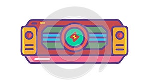 Advanced Device Console, Futuristic Control Panel, vector design Generative AI