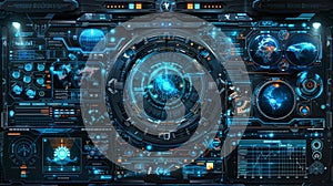 Advanced Digital Interface for Risk Mitigation and Data Analysis in a High-Tech Environment