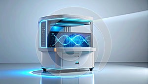 Advanced DNA Sequencing Machine in Modern Lab