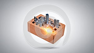 Advanced Electronic Components in a Copper Heatsink