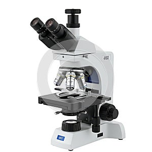 Advanced laboratory microscope with multiple lenses