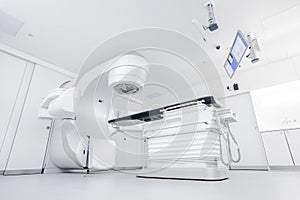 Advanced medical linear accelerator in the therapeutic oncology photo