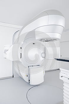 Advanced medical linear accelerator in the therapeutic oncology photo
