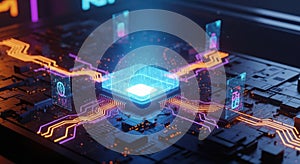 Advanced microprocessor circuit board