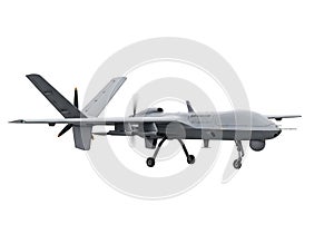 Advanced military drone ready for reconnaissance and surveillance missions