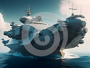 Advanced Naval Technology: Explore the Futuristic Capabilities of our Technology Warship Picture