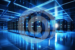 Advanced network server and efficient data storage system in a modern technology setup