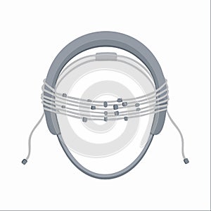 Advanced Neurotechnology Headset on White