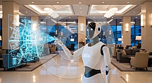 Advanced robot interacting with digital interface