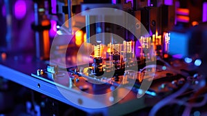 Advanced robotics in high tech manufacturing process