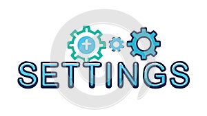 Advanced Settings Complex Configuration System Control, vector design Generative AI