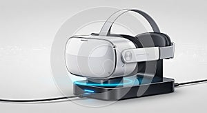 And advanced technological theme emphasizing virtual reality and