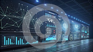 Advanced Technology Interface Visualization with Data Driven Digital Information Display