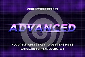 advanced text effect fully editable