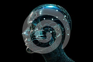 Advancement of AI for weather forecasting and climate change solutions. Generative AI face