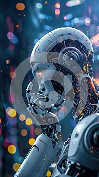 Advancing with Algorithms. Machine learning concept