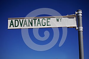 Advantage Street Sign