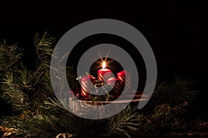 Advent candles