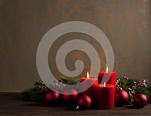 Advent Christmas wreath