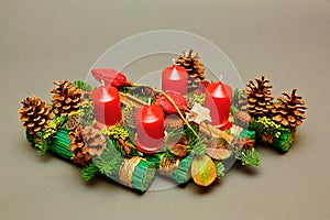 Advent decoration with candles