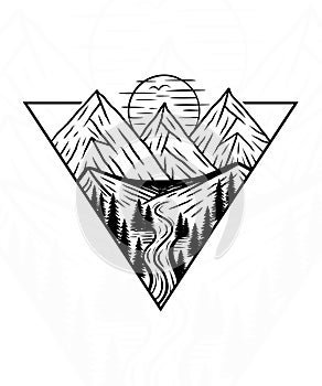 Adventure awaits vector art summer t shirt design