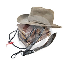 Adventure Books Aussie Hat Whip Dagger