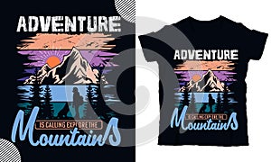 ADVENTURE IS CALLING EXPLORE THE MOUNTAINS
