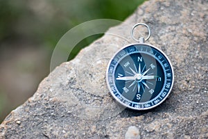 Adventure: Compass is lying on the floor, showing the direction