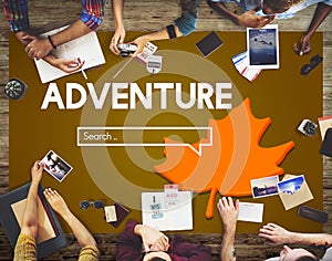 Adventure Exploration Journey Lifestyle Wanderlust Concept photo