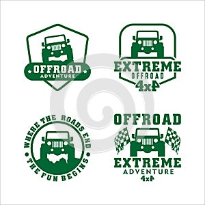 Adventure Offroad  Extreme Logo Vector