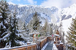 Adventure park walk in Saalbach-Hinterglemm