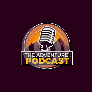 Adventure Podcast logo design