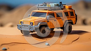 Adventure-themed Dune-buggy Miniature: 1:28mm Scale Tabletop Wargaming photo