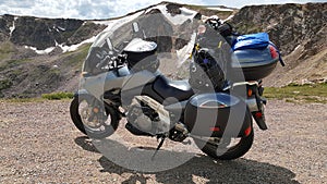 Adventure Touring Motorcycle Mountain Journey