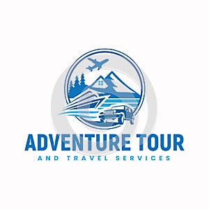 Adventure tourism logo design