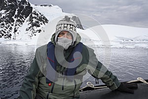 Dobrodružství turista antarktida 
