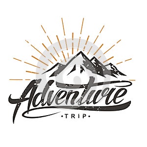 Adventure vintage logo