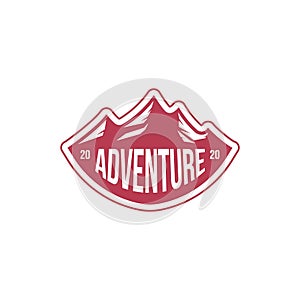 adventure vintage logo minimalist icon illustration design