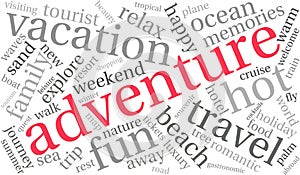 Adventure Word Cloud