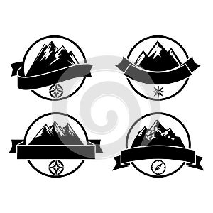 Adventures camp badges logos and labels for any use