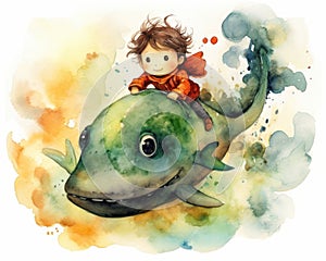 The Adventures of a Little Boy and His Galaxy Whale