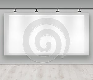 Advertise here - blank advertising banner photo