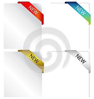 Advertise on paper-vector