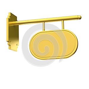 Advertisement board sign 3d