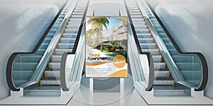 advertisement real estate billboard escalators