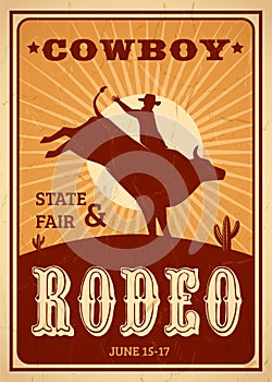 Advertisement Rodeo Poster