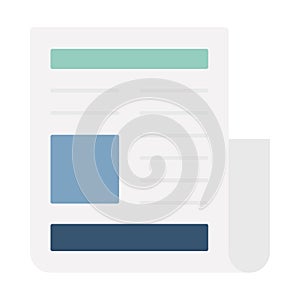 Advertisementflat vector icon which can easily modify or edit