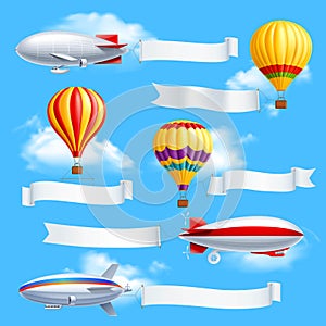 Advertising Banners Composition