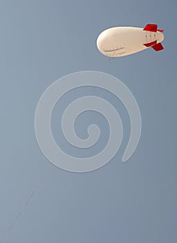 Advertising blimp photo