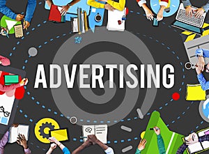 Advertising Commercial Marketing Branding Concept